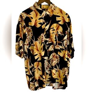 Natural Issues short sleeve button-down shirt, tropical Men XL